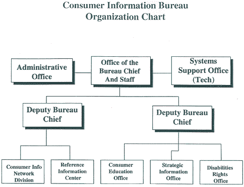 Consumer Information Bureau Organizational Chart