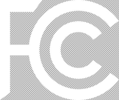 FCC Logo, white Demo to show transparent background - click to display full size PNG