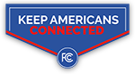 Logotipo de Mantener a los estadounidenses conectados