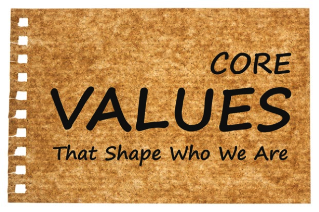 Core values that shape who we are banner