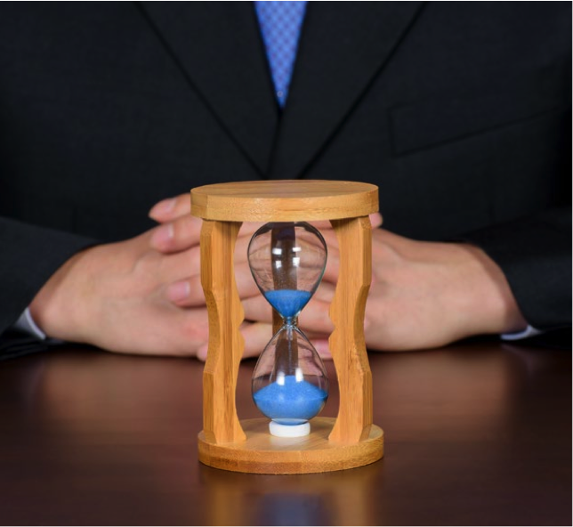 Hour glass describing fixed work schedules