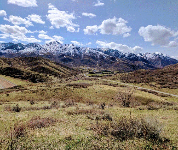 Rural Mountain Scene Rural Mountain Scene