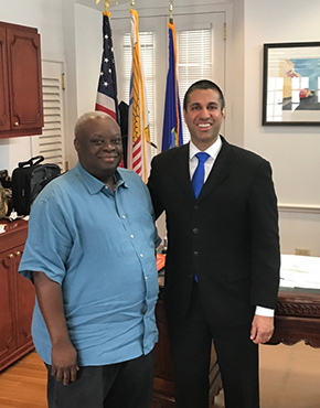 With Kenneth Mapp, Governor of the U.S. Virgin Islands.