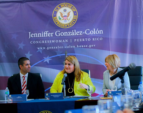 With Jenniffer González-Colón, Congresswoman for Puerto Rico.